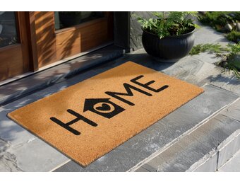 Kokosmat Porto – Deurmat Buiten - 100% Kokosvezel, Natuurlijk & Slijtvast, Stevige PVC Rug - Natuur