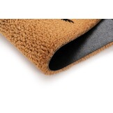 Kokosmat Porto – Deurmat Buiten - 100% Kokosvezel, Natuurlijk & Slijtvast, Stevige PVC Rug - Natuur