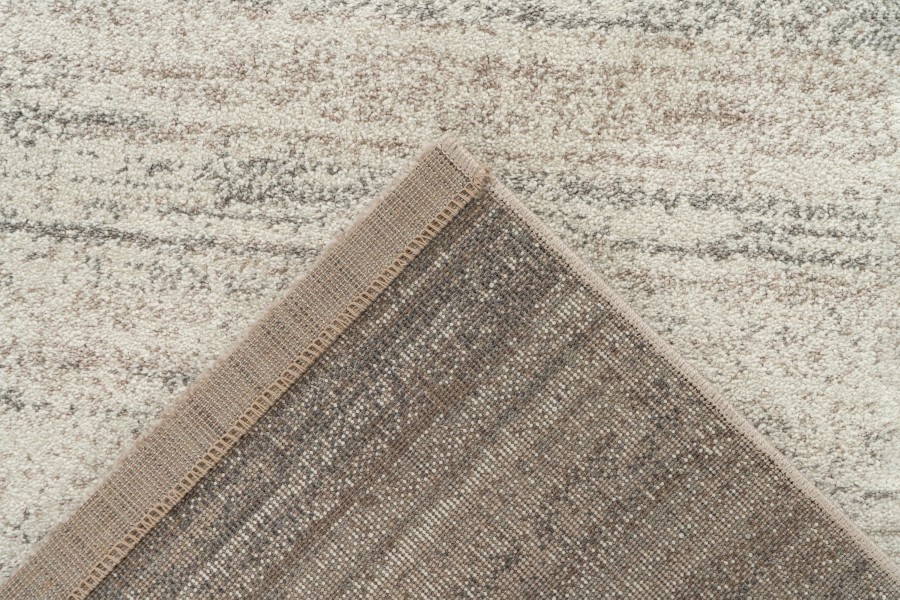 Trendy Home - Modern Vloerkleed - Abstract, Laagpolig, Hoge dichtheid, Soft Touch - Zilver Creme