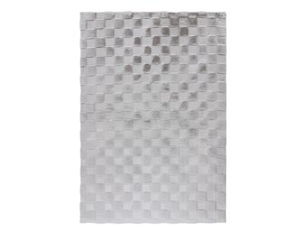 Soul Soft - Fluffy Vloerkleed - 3D Effect, Hoogpolig, 100% Polyester, Super Soft Touch - Zilver