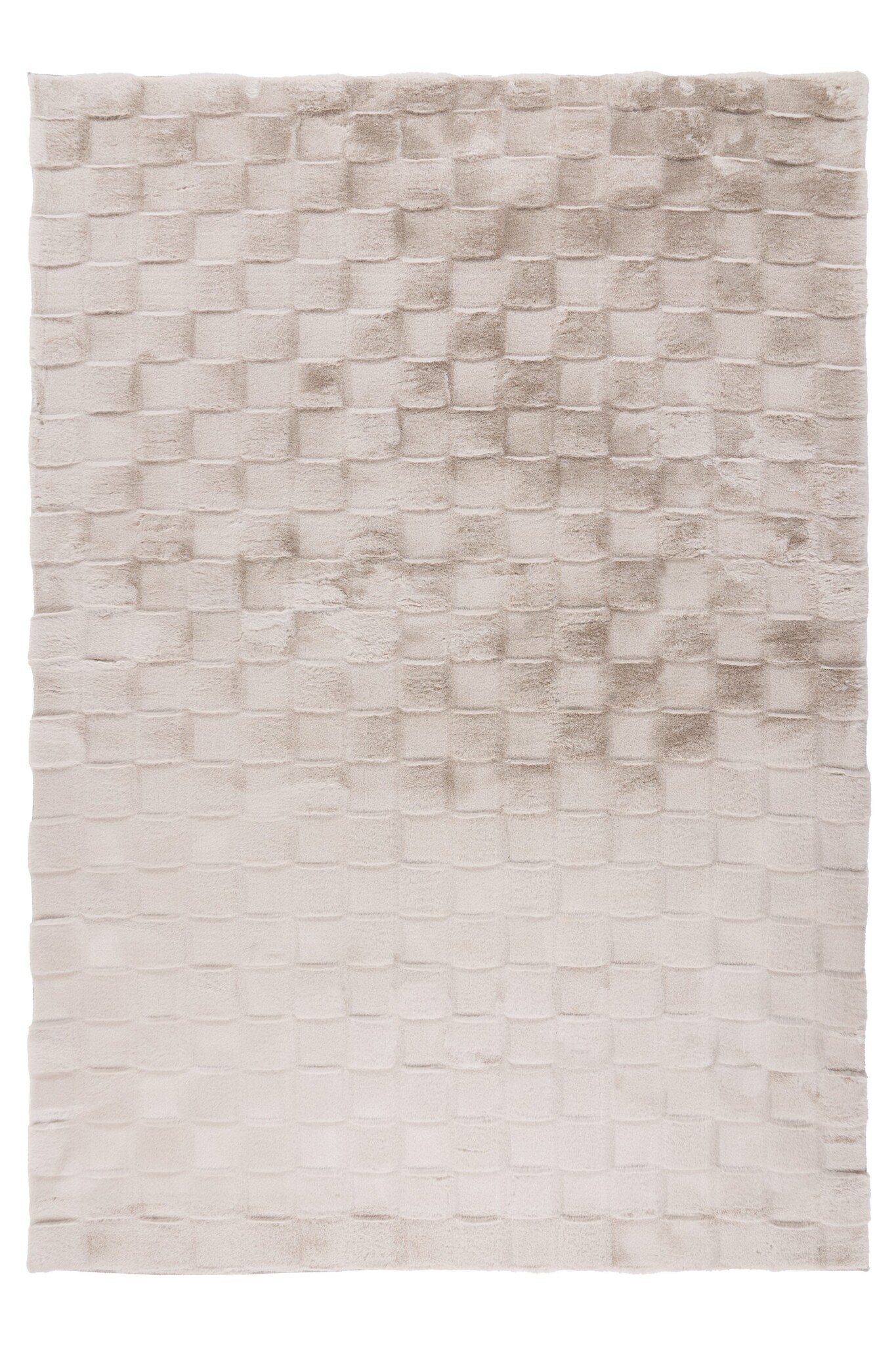 Soul Soft - Fluffy Vloerkleed - 3D Effect, Hoogpolig, 100% Polyester, Super Soft Touch - Licht Taupe