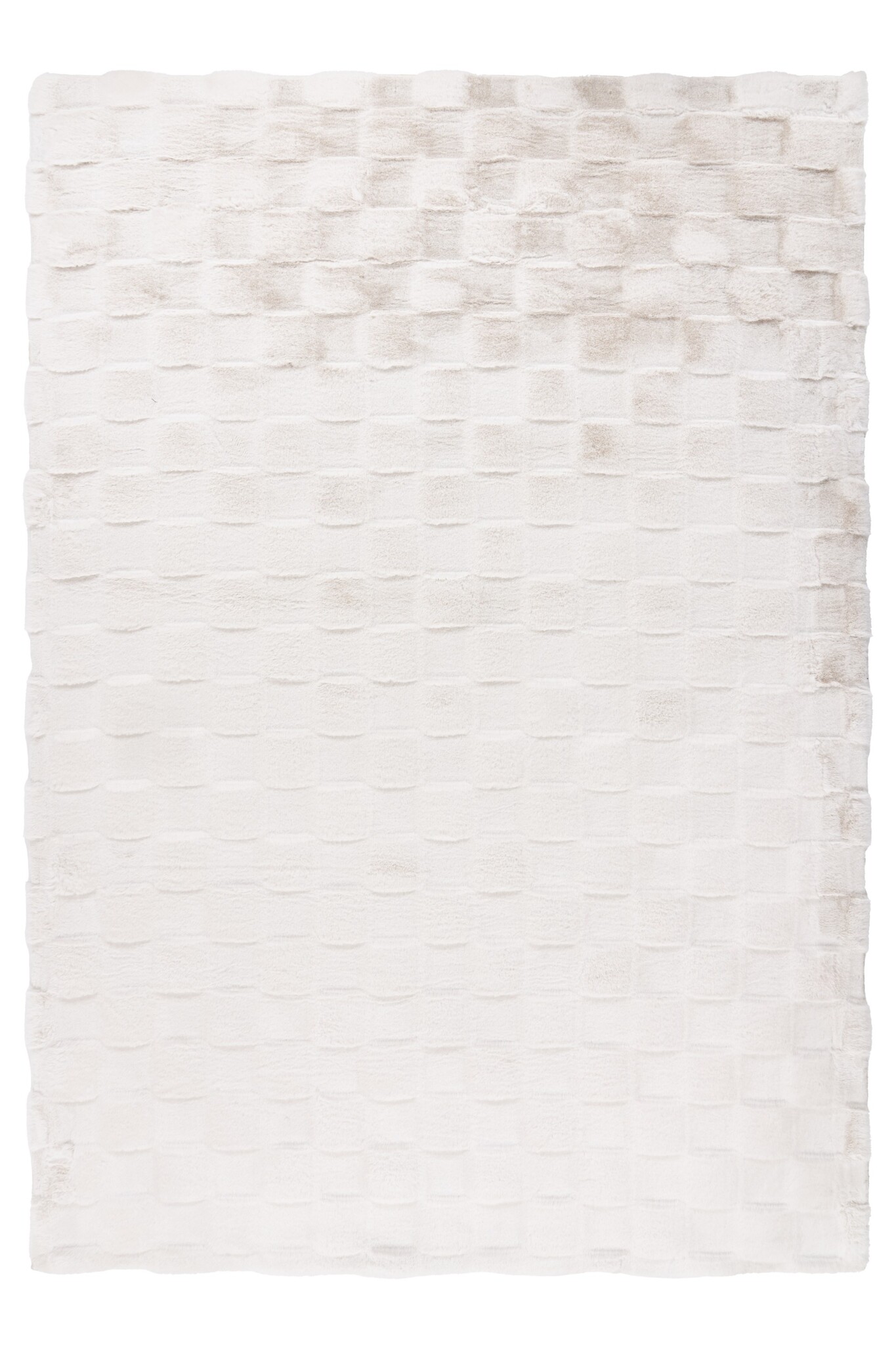 Soul Soft - Fluffy Vloerkleed - 3D Effect, Hoogpolig, 100% Polyester, Super Soft Touch - Creme