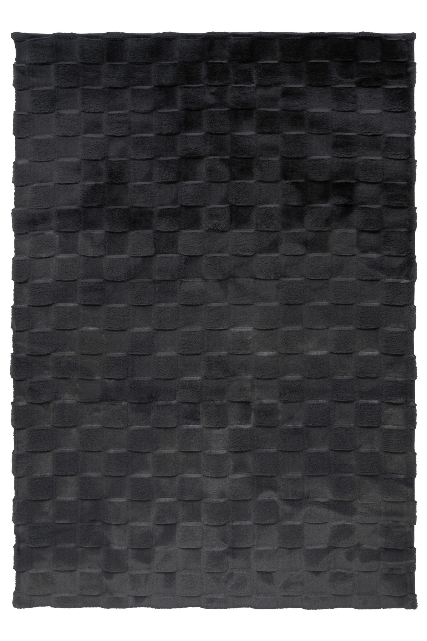 Soul Soft - Fluffy Vloerkleed - 3D Effect, Hoogpolig, 100% Polyester, Super Soft Touch - Antraciet