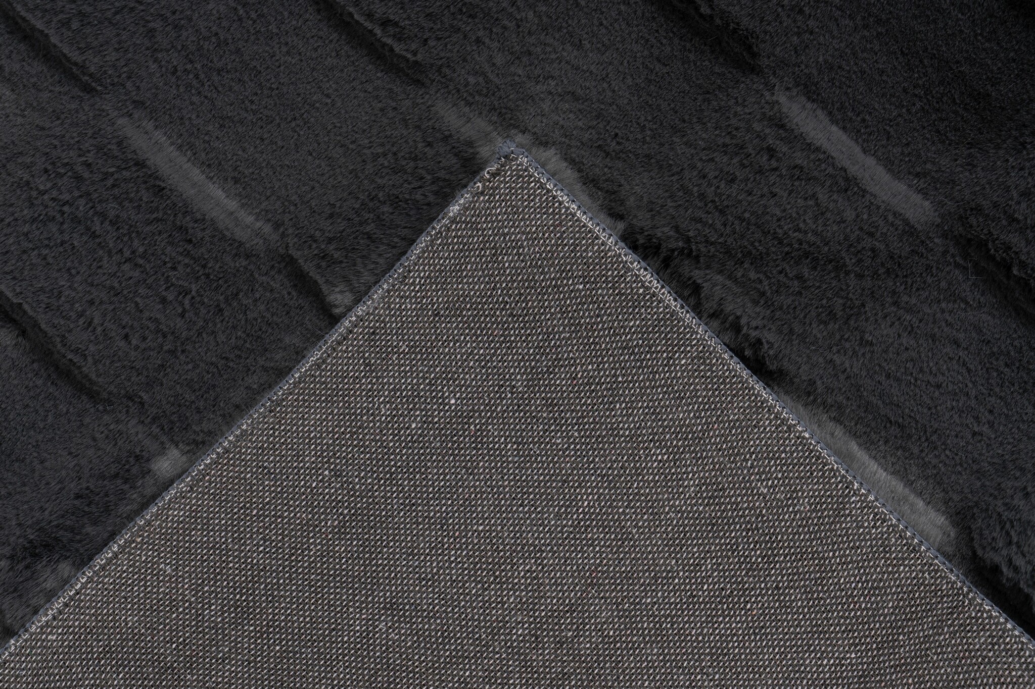 Soul Soft - Fluffy Vloerkleed - 3D Effect, Hoogpolig, 100% Polyester, Super Soft Touch - Antraciet