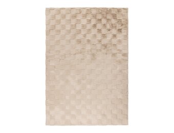 Soul Soft - Fluffy Vloerkleed - 3D Effect, Hoogpolig, 100% Polyester, Super Soft Touch - Beige