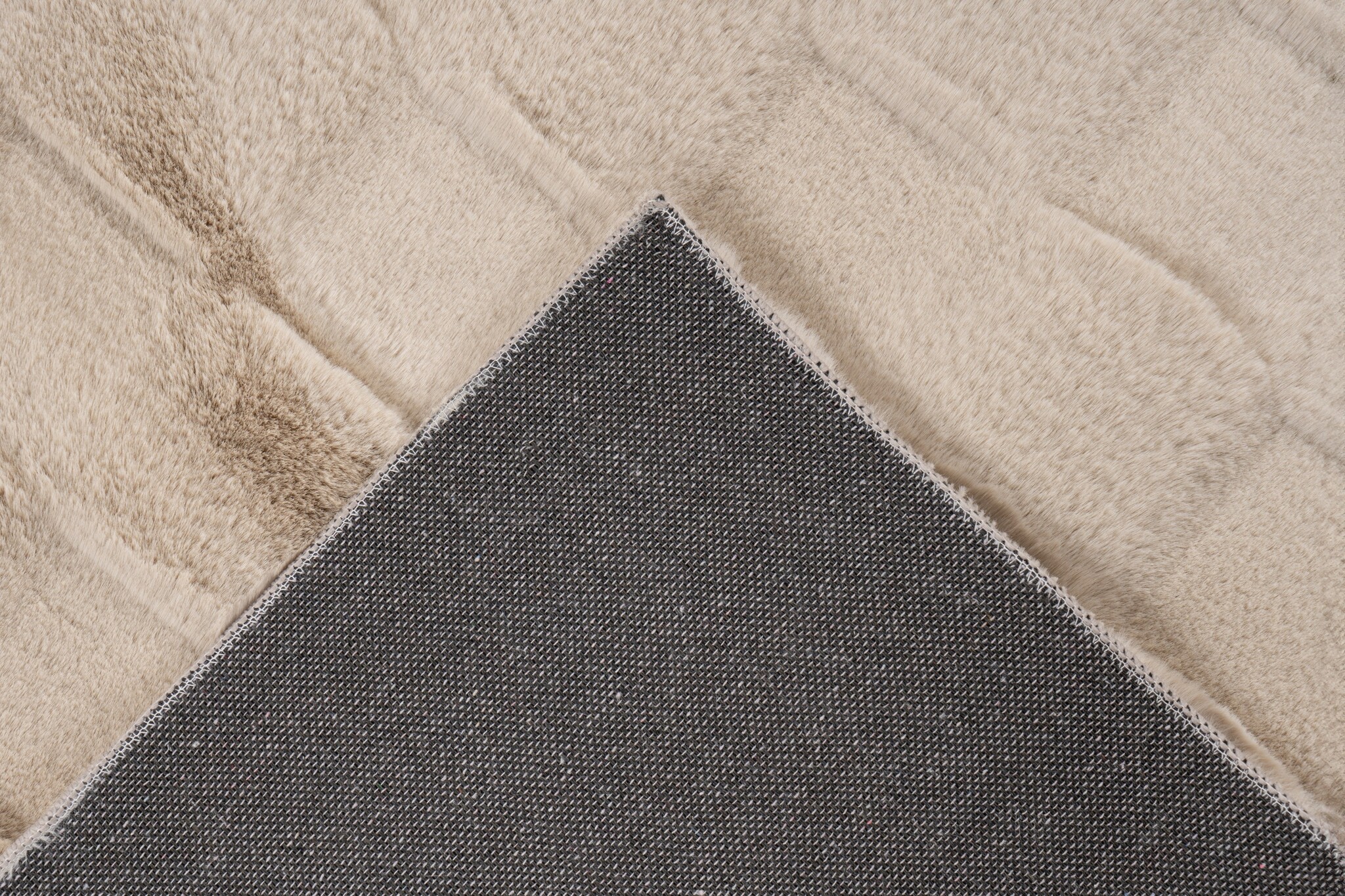 Soul Soft - Fluffy Vloerkleed - 3D Effect, Hoogpolig, 100% Polyester, Super Soft Touch - Beige