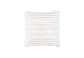 Plush Soft Kussen - 3D Effect, Hoogpolig, 100% Polyester, Super Soft Touch - Creme