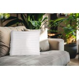 Plush Soft Kussen - 3D Effect, Hoogpolig, 100% Polyester, Super Soft Touch - Creme