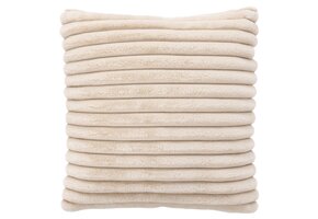 Plush Soft Kussen - 3D Effect, Hoogpolig, 100% Polyester, Super Soft Touch - Beige