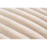 Plush Soft Kussen - 3D Effect, Hoogpolig, 100% Polyester, Super Soft Touch - Beige