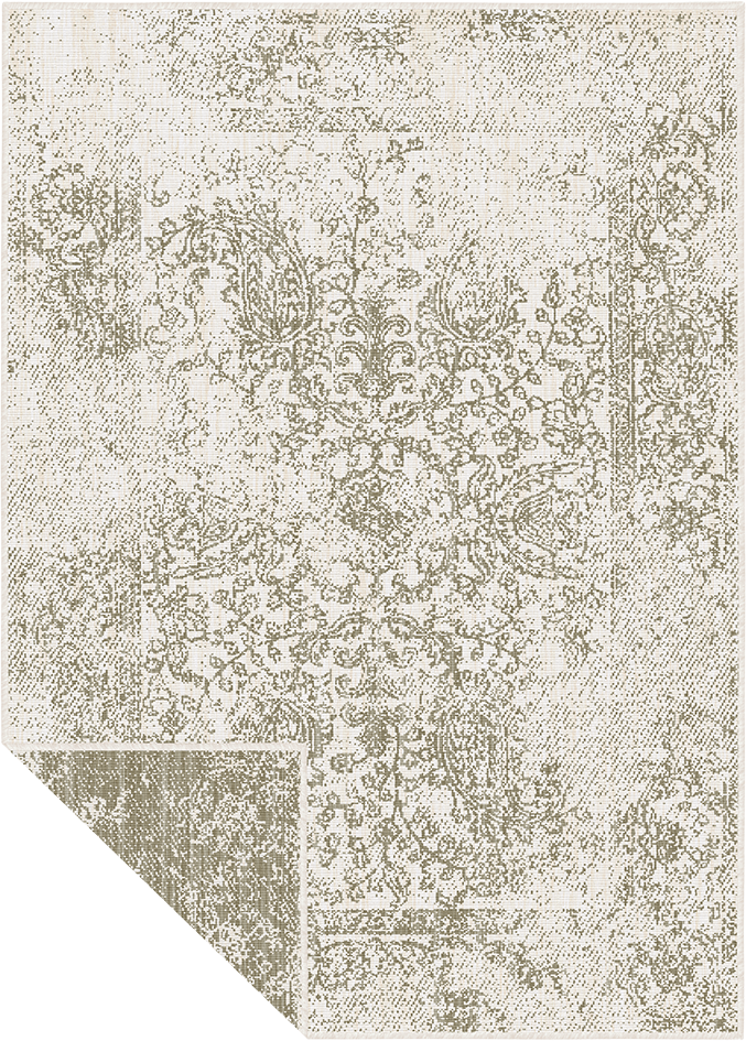 Brussels Vintage Buitenkleed – Indoor & Outdoor Vloerkleed – Tuinkleed, Balkonkleed – Linnen Beige