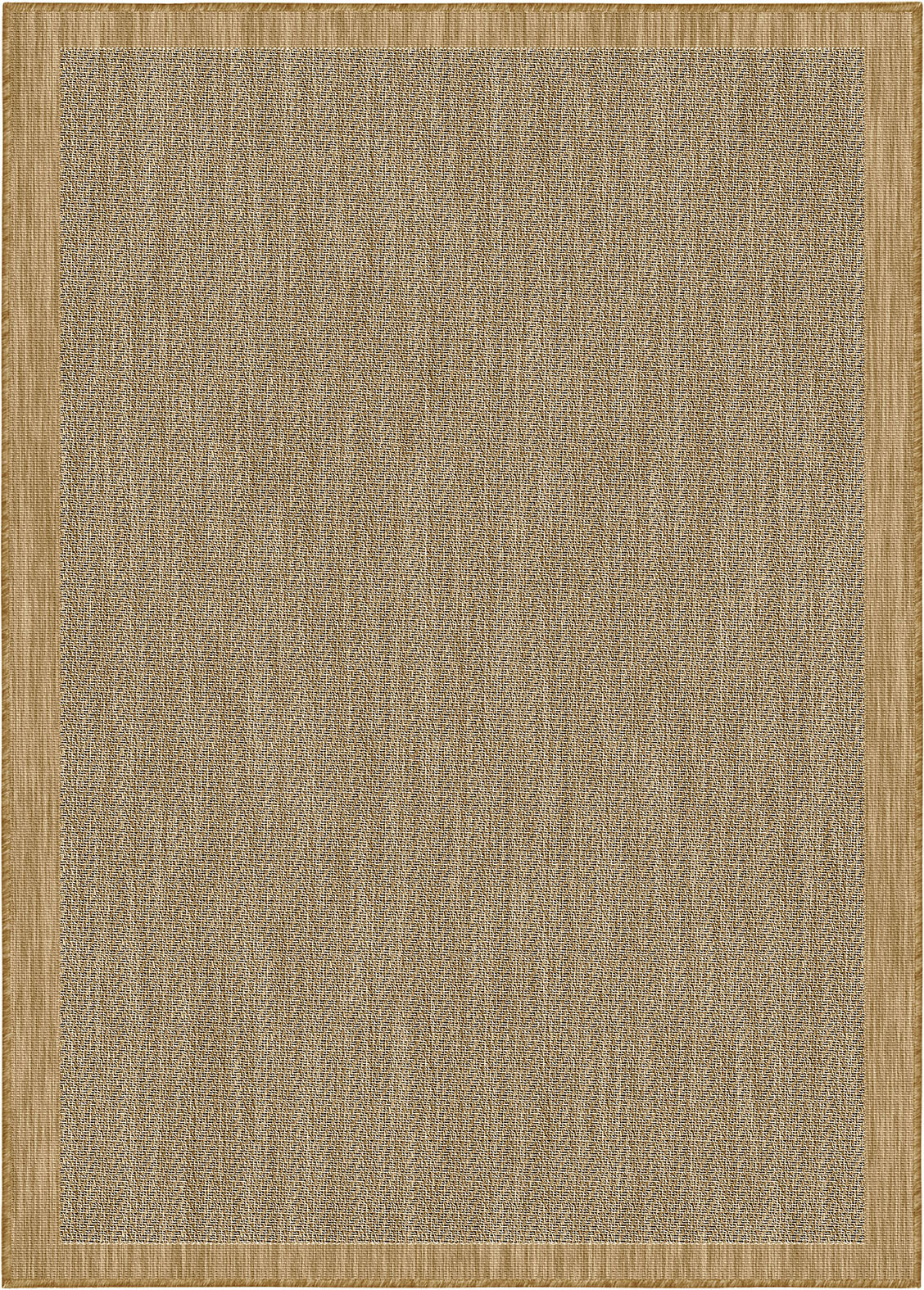 Brussels Buitenkleed – Effen Indoor & Outdoor Vloerkleed – Tuinkleed, Balkonkleed – Jute