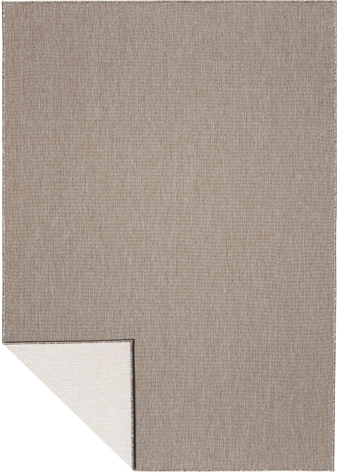 Brussels Uni Buitenkleed – Effen Indoor & Outdoor Vloerkleed – Tuinkleed, Balkonkleed – Linnen Beige