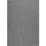 Brussels Uni Buitenkleed – Effen Indoor & Outdoor Vloerkleed – Tuinkleed, Balkonkleed – Zilver Grijs