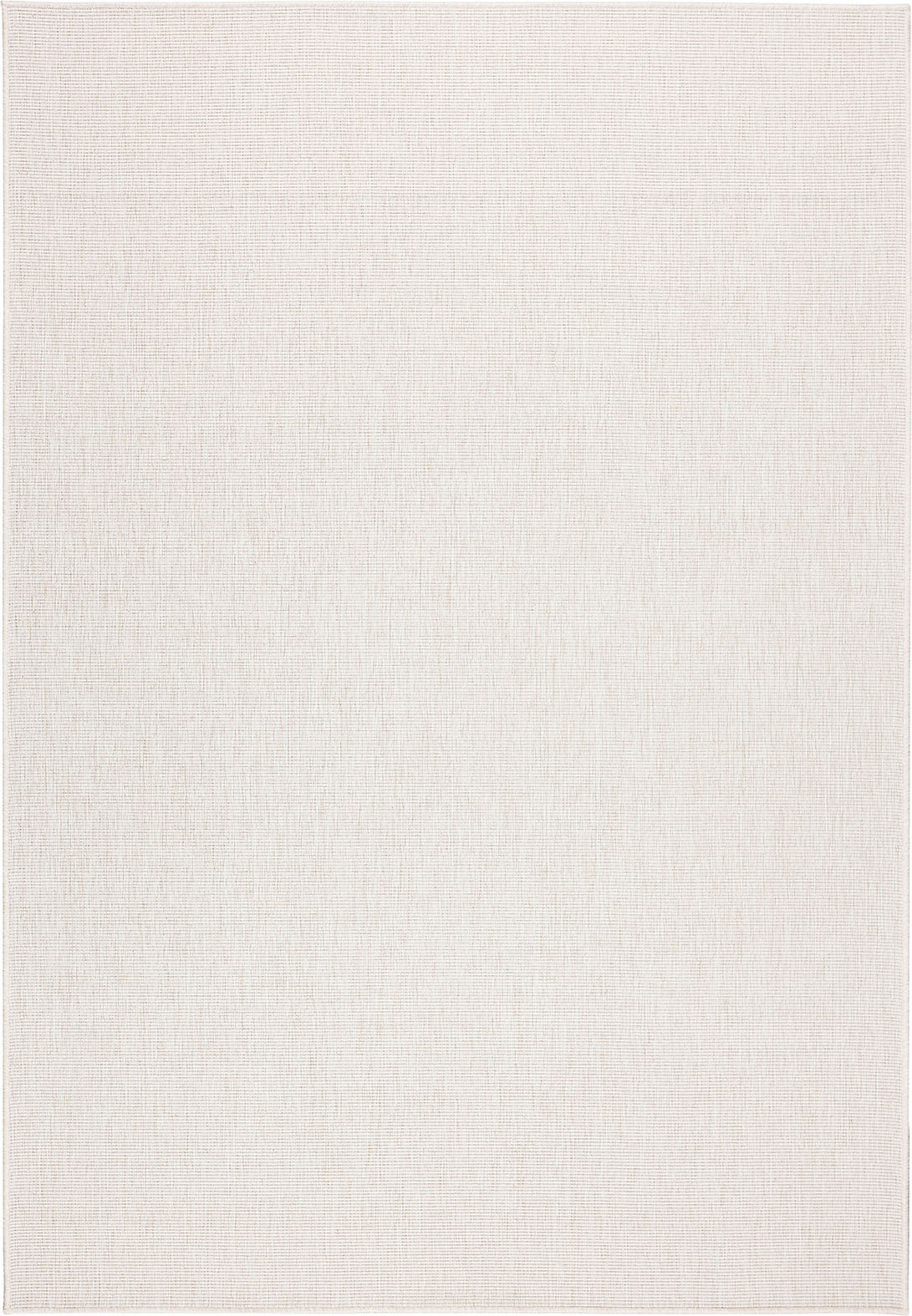 Brussels Uni Buitenkleed – Effen Indoor & Outdoor Vloerkleed – Tuinkleed, Balkonkleed – Creme Wit