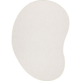 Brussels Uni Buitenkleed – Organisch -  Effen Indoor & Outdoor Vloerkleed – Tuinkleed, Balkonkleed – Creme Wit