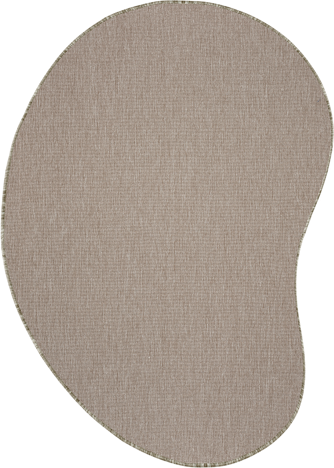 Brussels Uni Buitenkleed – Organisch - Effen Indoor & Outdoor Vloerkleed – Tuinkleed, Balkonkleed – Linnen Beige