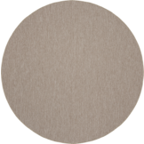 Buitenkleed - Brussels Rond Uni Effen Linnen Beige