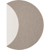 Buitenkleed - Brussels Rond Uni Effen Linnen Beige