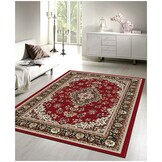 Klassiek Rood Oosters Vloerkleed – Nain Medaillon Collectie - Traditioneel Vintage Tapijt