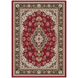 Klassiek Rood Oosters Vloerkleed – Nain Medaillon Collectie - Traditioneel Vintage Tapijt