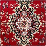 Klassiek Rood Oosters Vloerkleed – Nain Medaillon Collectie - Traditioneel Vintage Tapijt