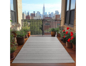 Desert Style Buitenkleed – Outdoor Vloerkleed, Boho Look, Weer- & UV-bestendig - Grijs