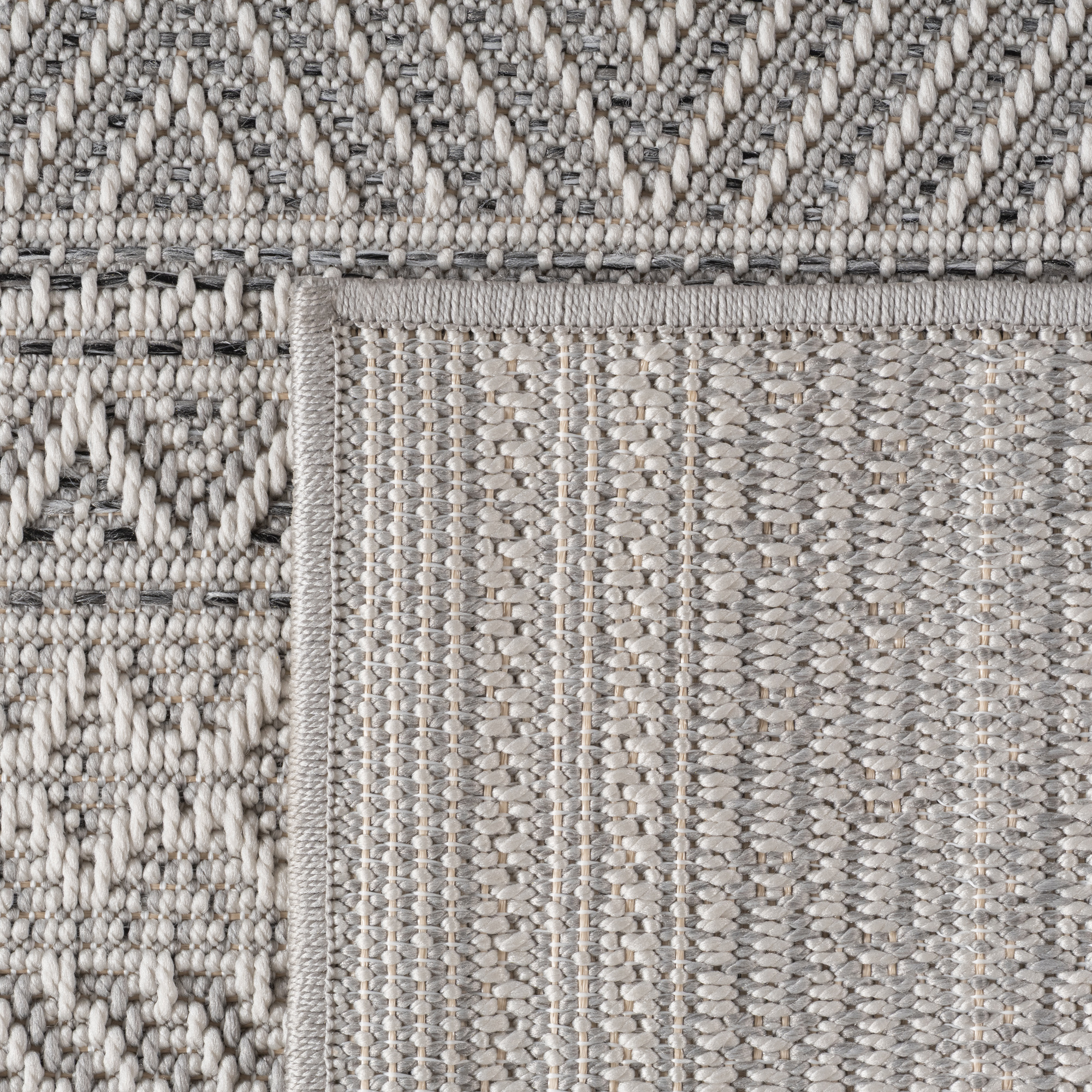 Desert Style Buitenkleed – Outdoor Vloerkleed, Boho Look, Weer- & UV-bestendig - Grijs