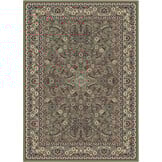 Nain Klassiek - Laagpolig Oosters Vloerkleed - Vintage Tapijt - Groen