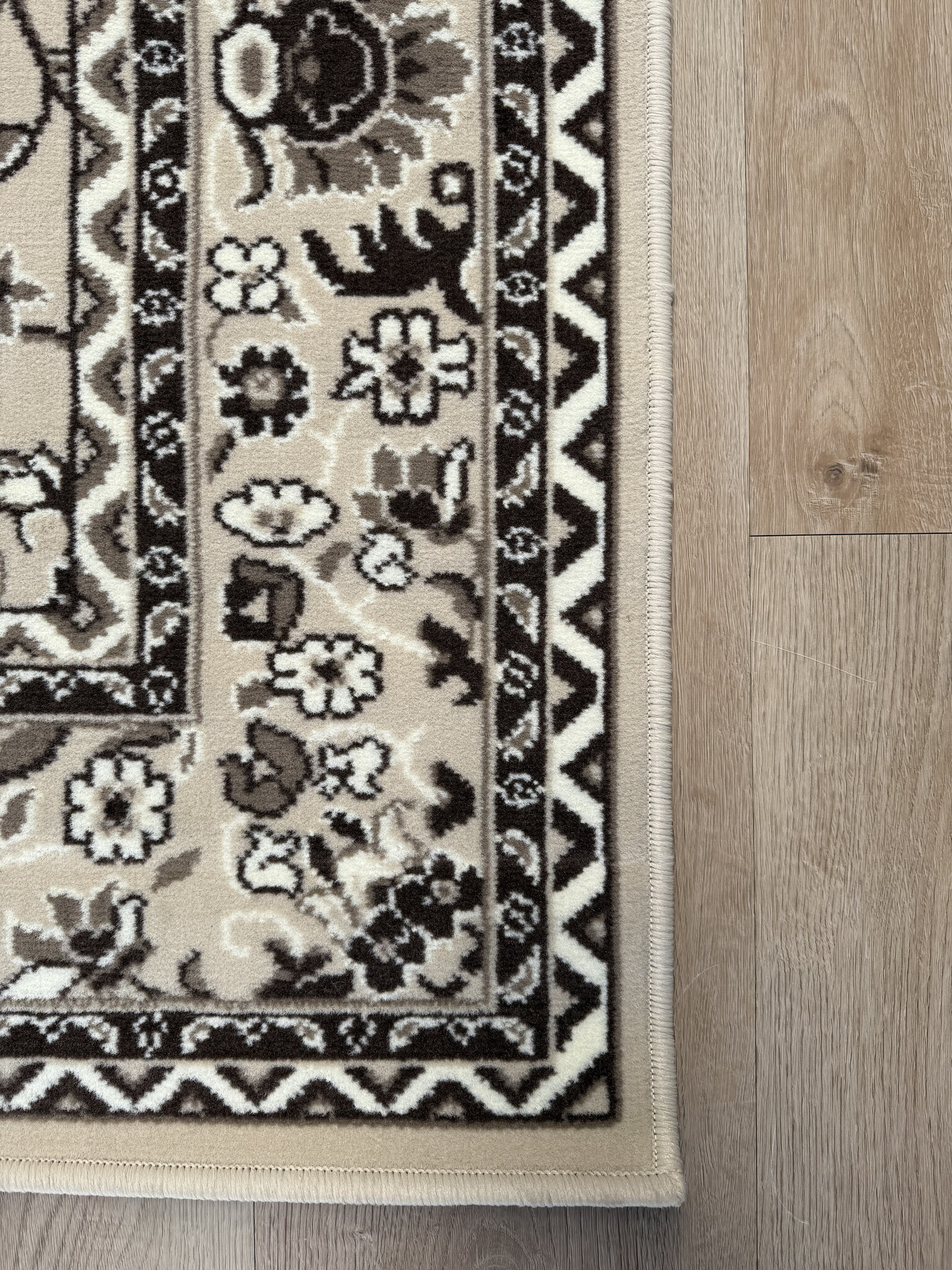 Nain Klassiek - Laagpolig Oosters Vloerkleed - Vintage Tapijt - Creme Beige