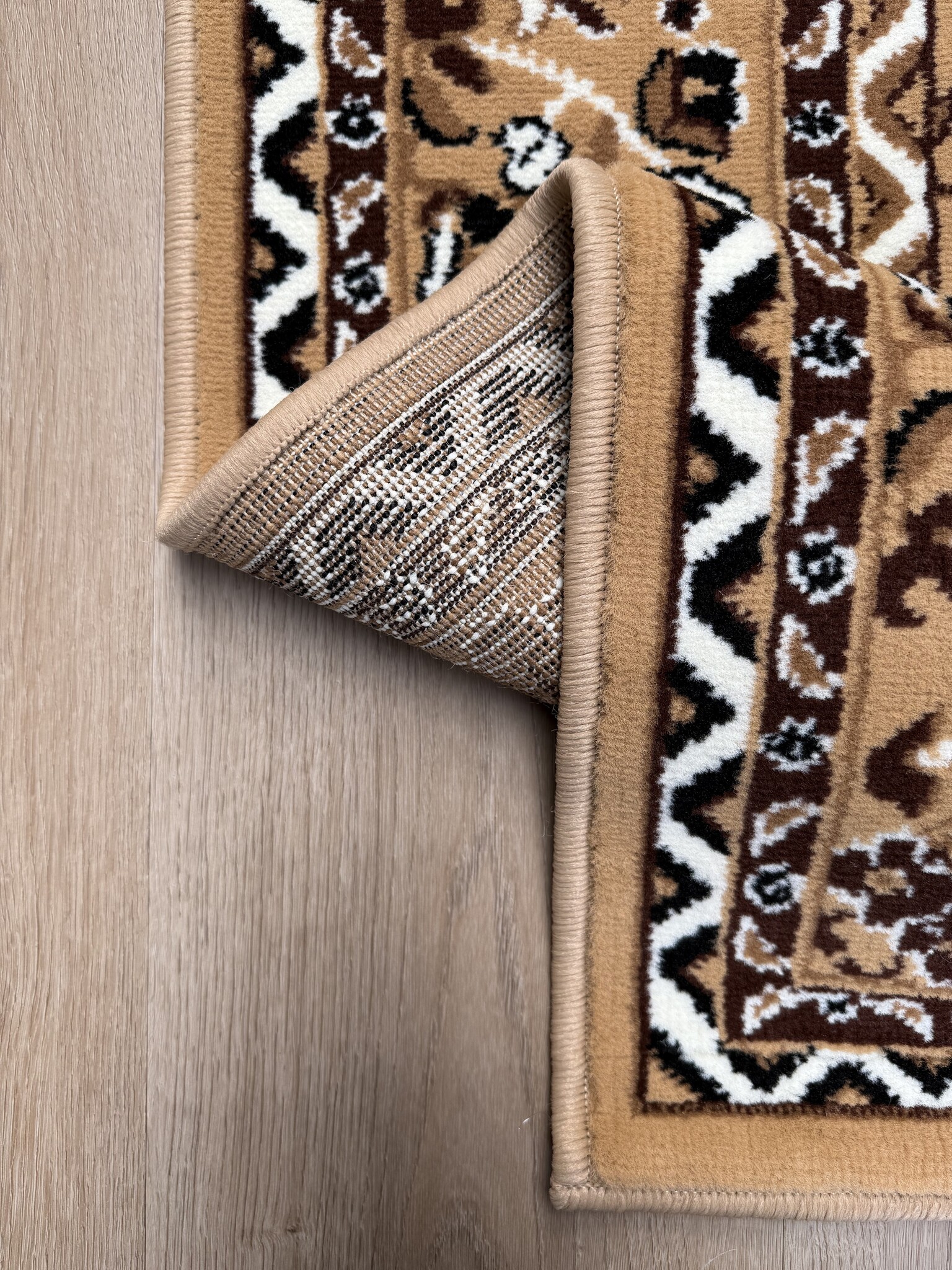 Nain Klassiek - Laagpolig Oosters Vloerkleed - Vintage Tapijt - Beige