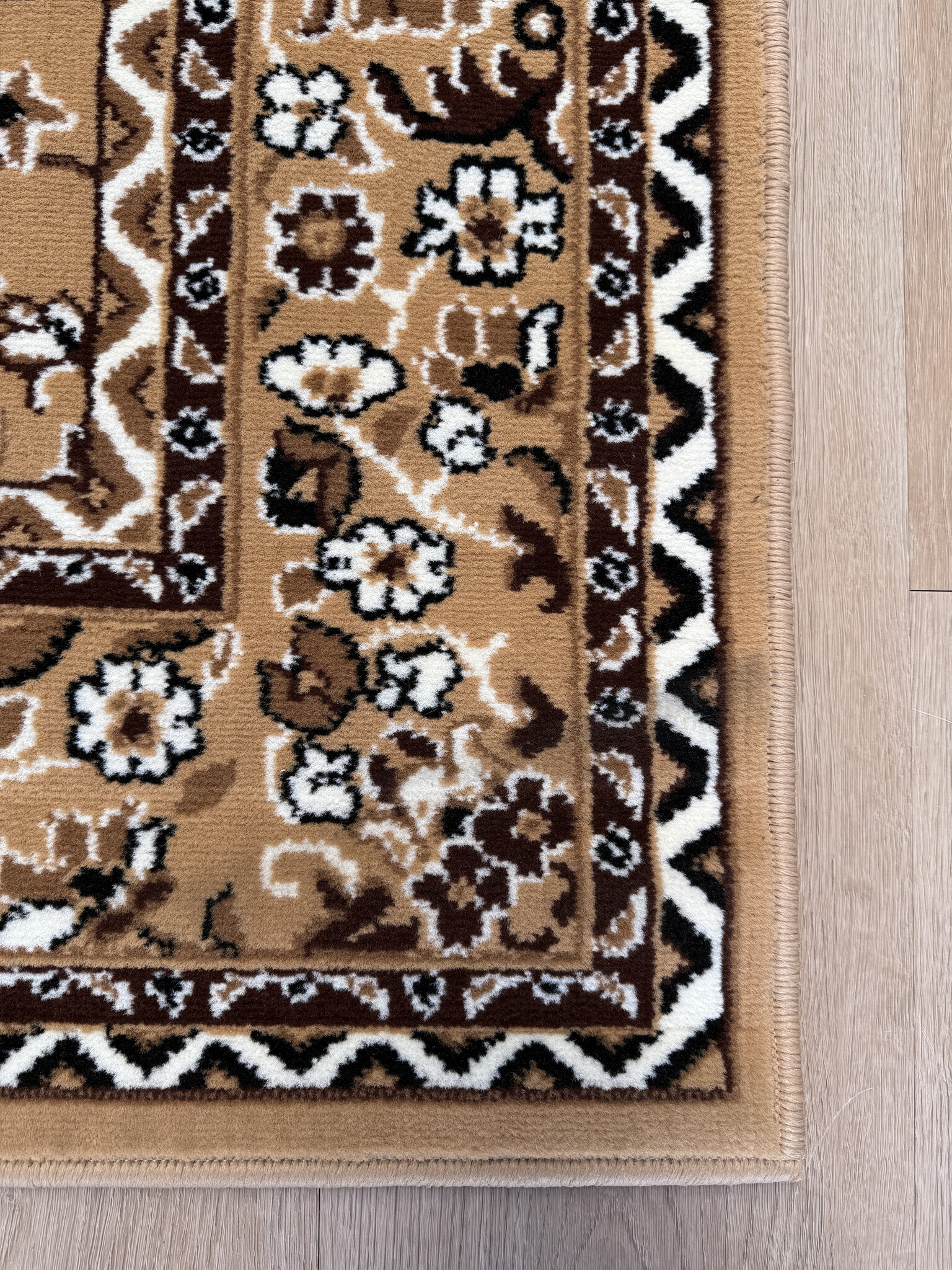 Nain Klassiek - Laagpolig Oosters Vloerkleed - Vintage Tapijt - Beige