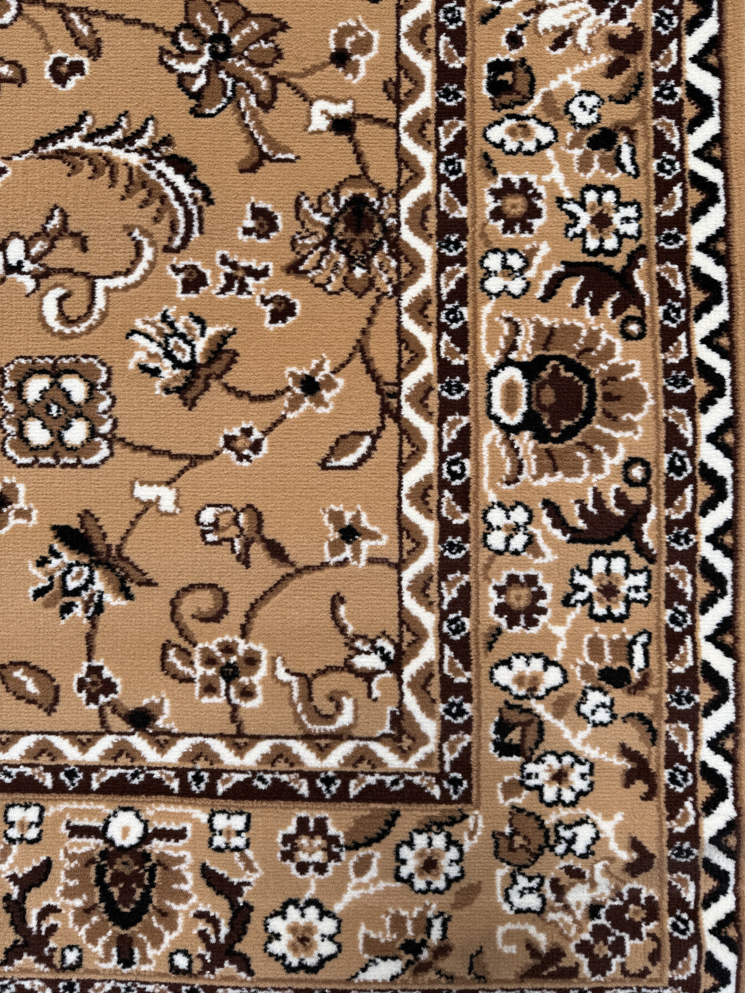 Nain Klassiek - Laagpolig Oosters Vloerkleed - Vintage Tapijt - Beige