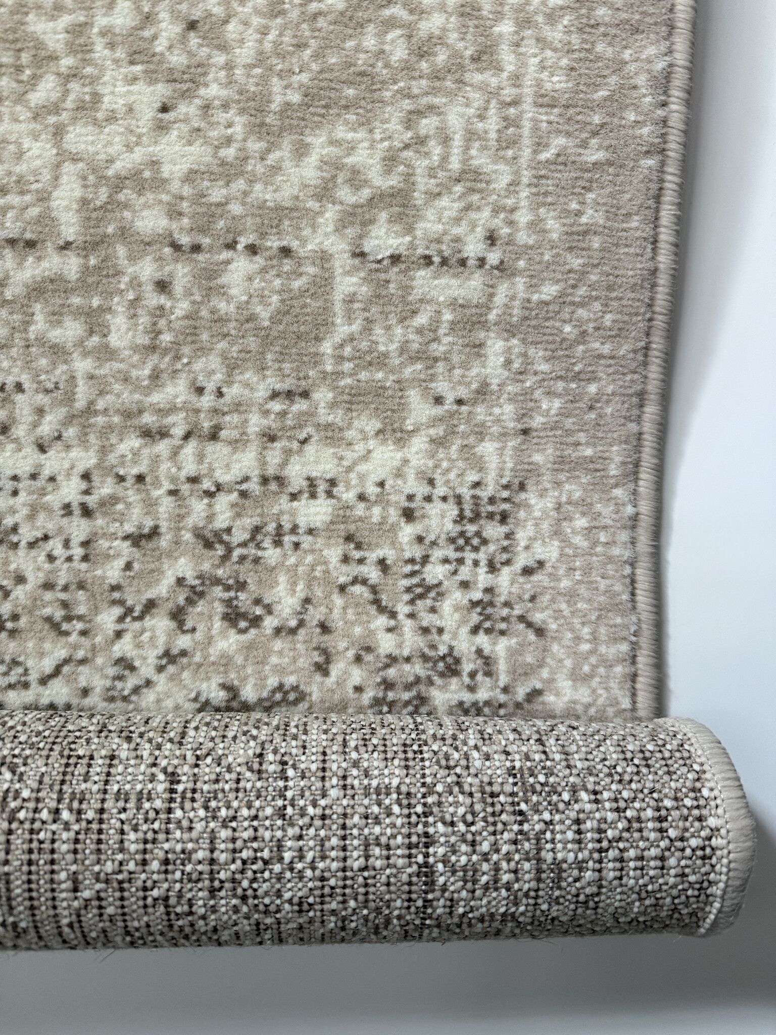Istanbul Vintage - Laagpolig Vloerkleed - Retro Tapijt - Creme