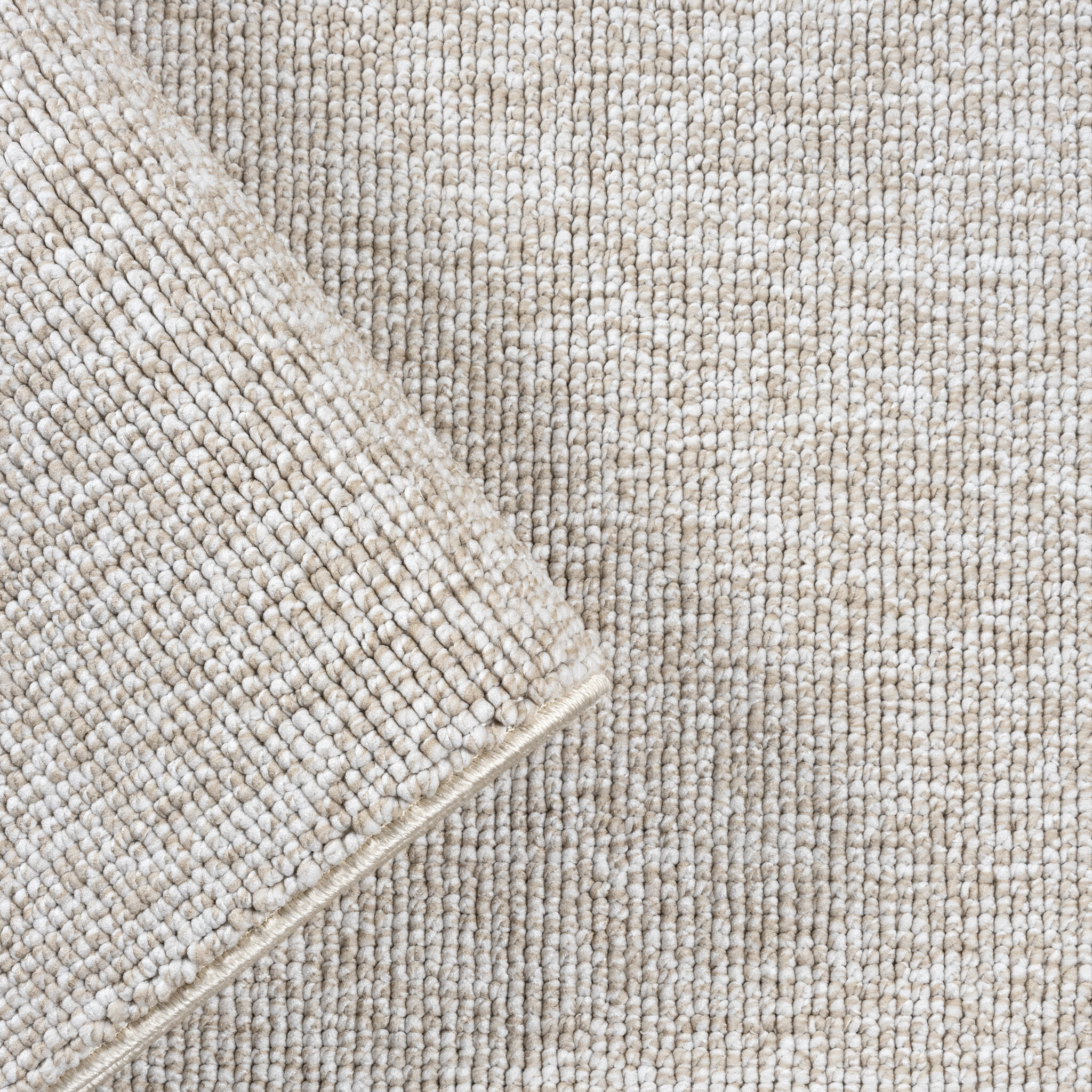 Plus Geweven Design - Beige Creme