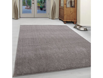 Outlet - Basics Effen Vloerkleed Beige Laagpolig