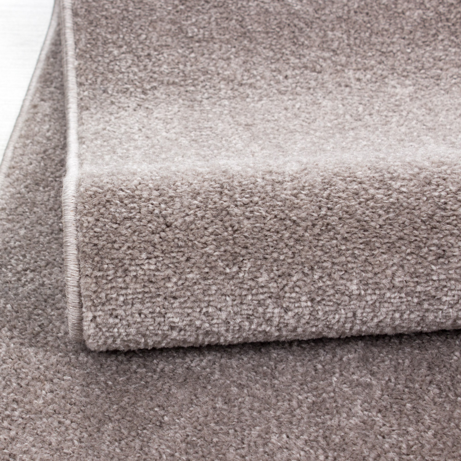 Outlet - Basics Effen Vloerkleed Beige Laagpolig