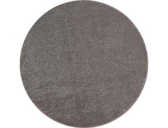 Outlet - Basics Effen Rond Vloerkleed Beige Laagpolig