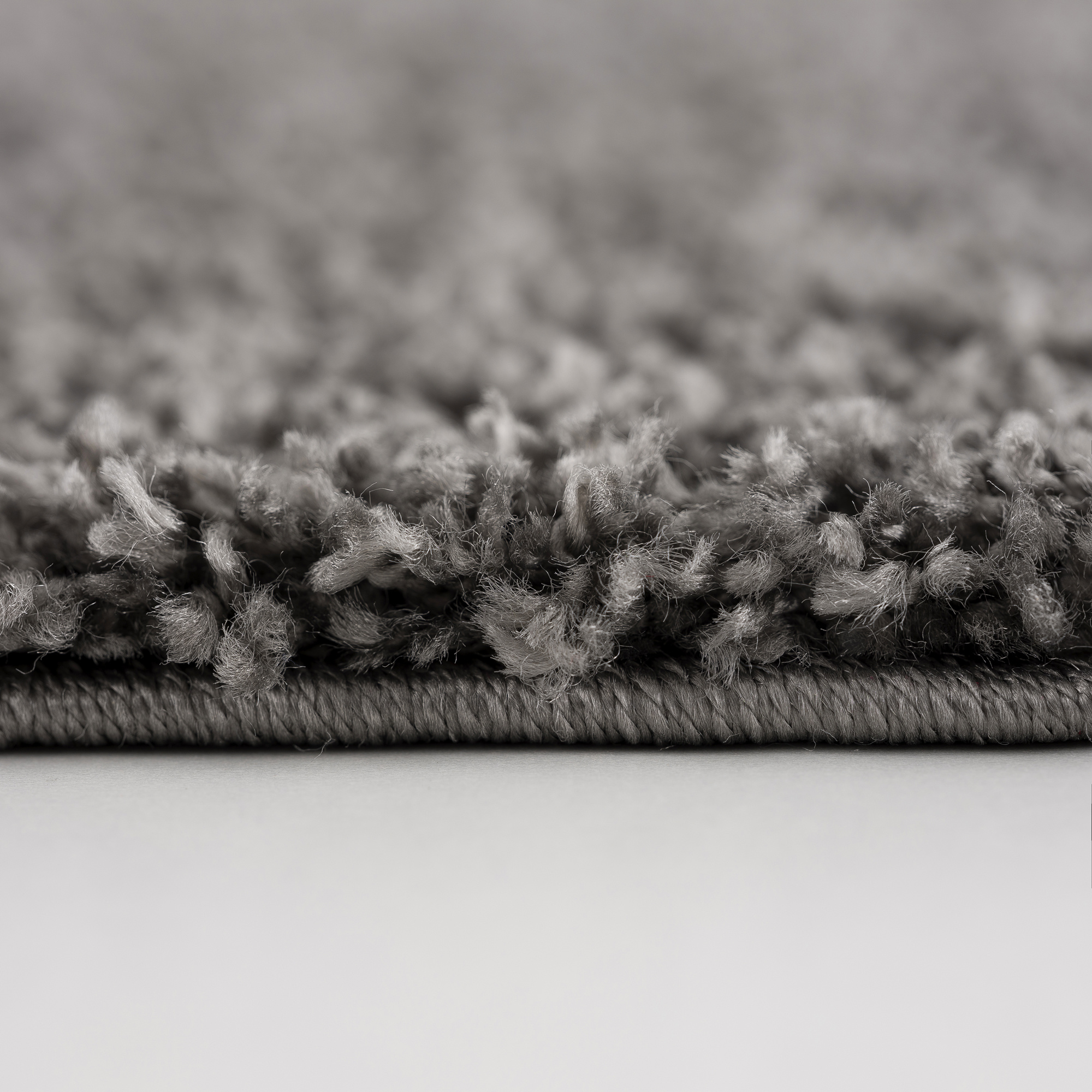 Outlet - Shaggy Vloerkleed Grijs Hoogpolig - 120x170 CM