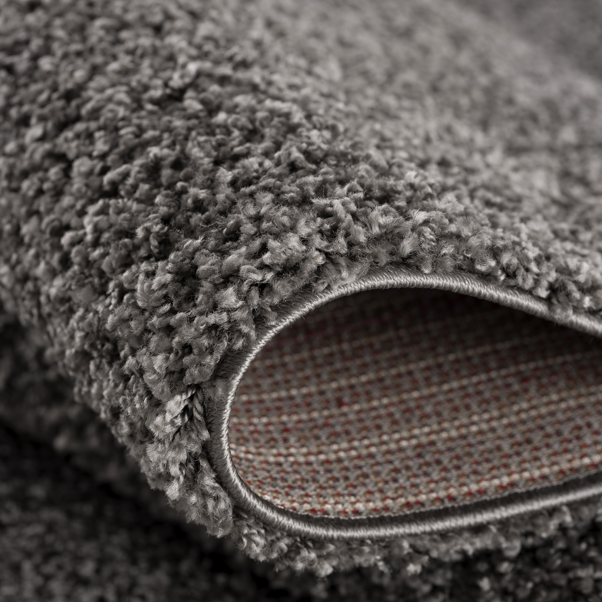 Outlet - Shaggy Vloerkleed Grijs Hoogpolig - 120x170 CM