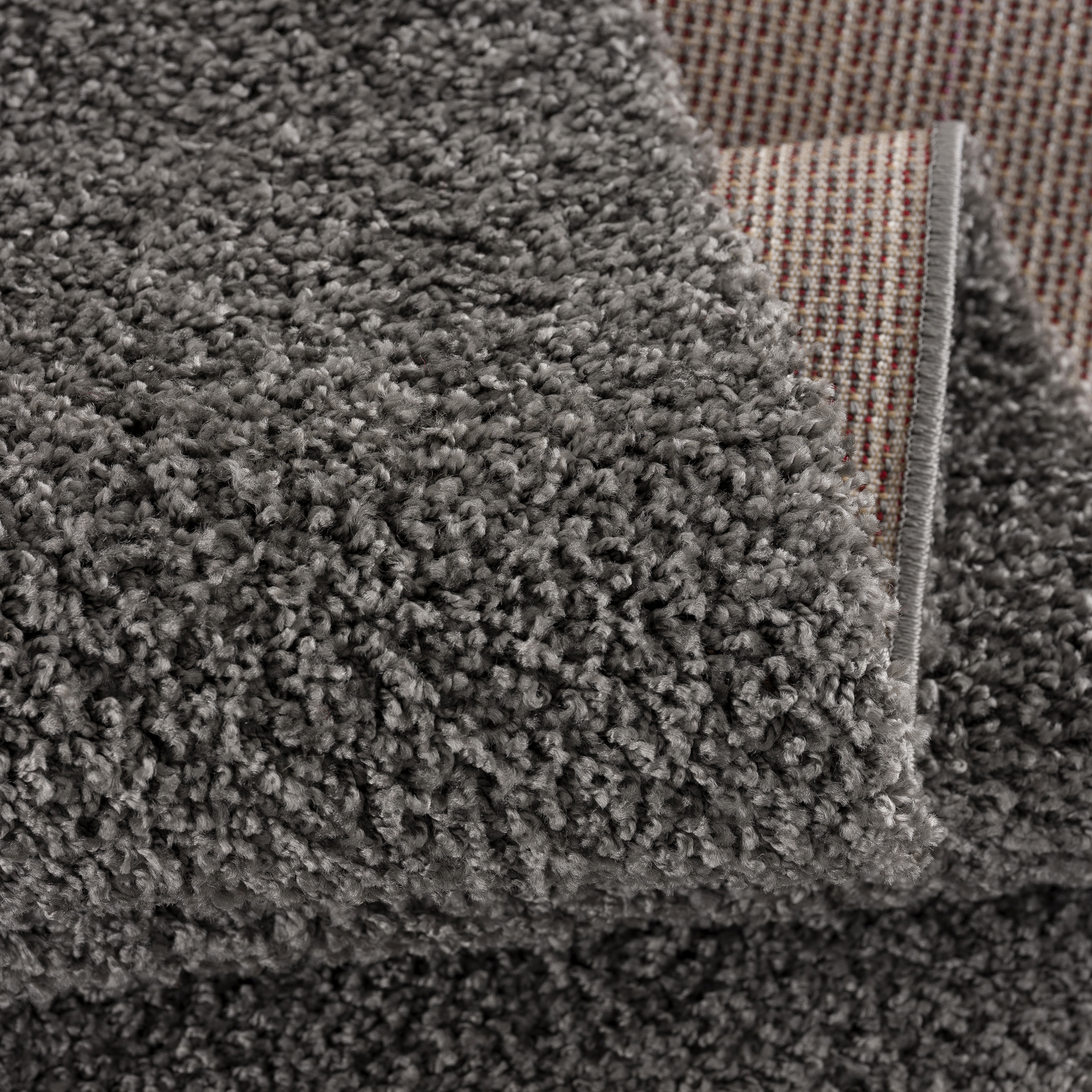 Outlet - Shaggy Vloerkleed Grijs Hoogpolig - 120x170 CM