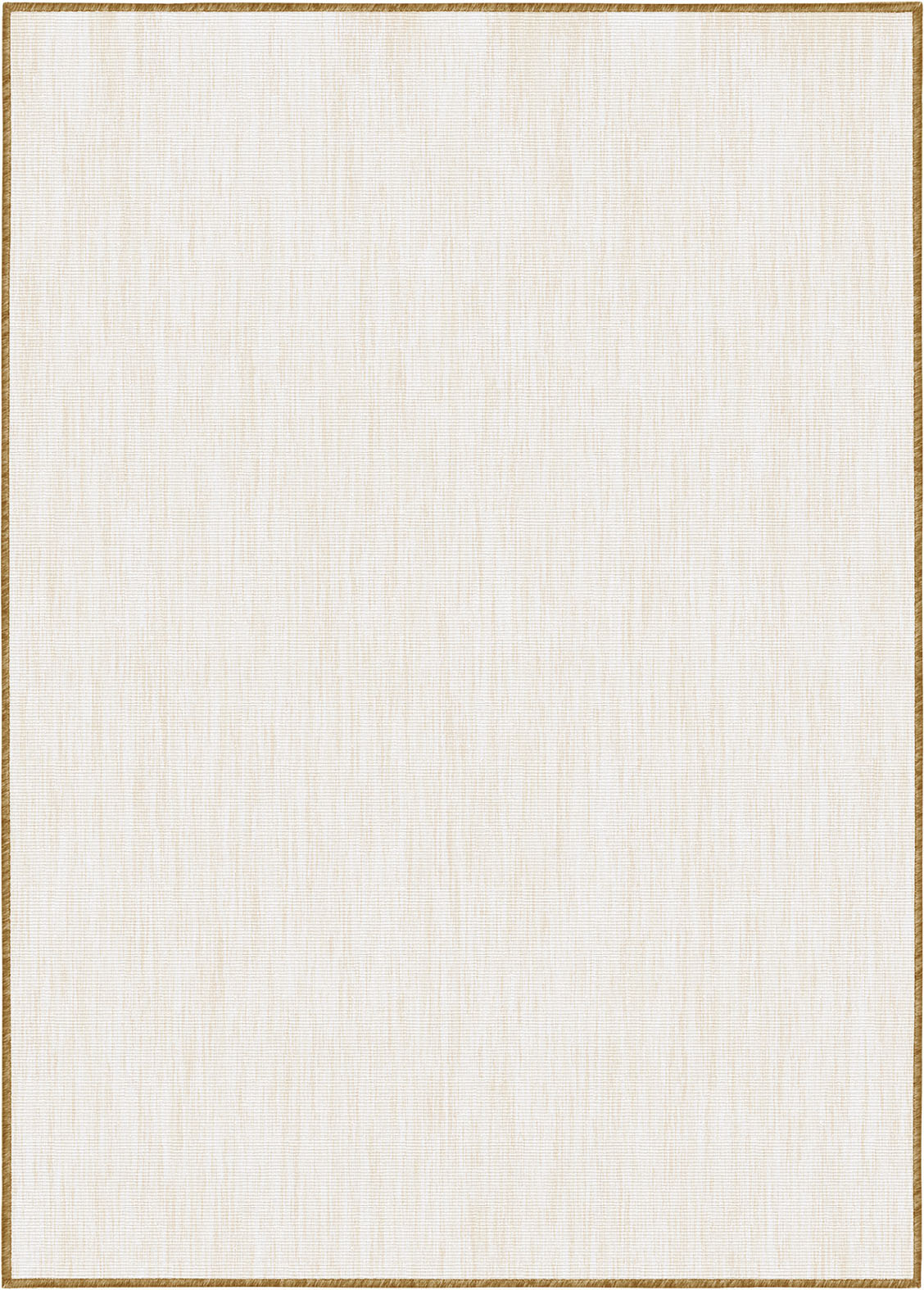 Brussels Uni Buitenkleed – Vierkant - Effen Indoor & Outdoor Vloerkleed – Tuinkleed, Balkonkleed – Jute Beige