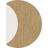 Brussels Uni Buitenkleed – Rond - Effen Indoor & Outdoor Vloerkleed – Tuinkleed, Balkonkleed – Jute Beige