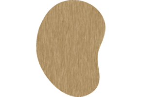 Brussels Uni Buitenkleed – Organisch -  Effen Indoor & Outdoor Vloerkleed – Tuinkleed, Balkonkleed – Jute Beige