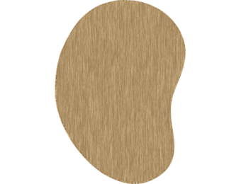 Brussels Uni Buitenkleed – Organisch -  Effen Indoor & Outdoor Vloerkleed – Tuinkleed, Balkonkleed – Jute Beige