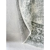 Istanbul Vintage - Laagpolig Vloerkleed - Rond - Retro Tapijt - Creme Groen