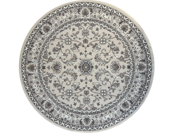 Nain Klassiek - Rond - Laagpolig Oosters Vloerkleed - Vintage Tapijt - Creme