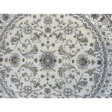 Nain Klassiek - Rond - Laagpolig Oosters Vloerkleed - Vintage Tapijt - Creme