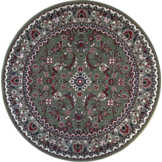 Nain Klassiek - Rond - Laagpolig Oosters Vloerkleed - Vintage Tapijt - Groen