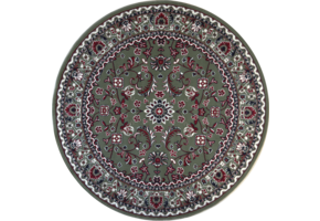Nain Klassiek - Rond - Laagpolig Oosters Vloerkleed - Vintage Tapijt - Groen